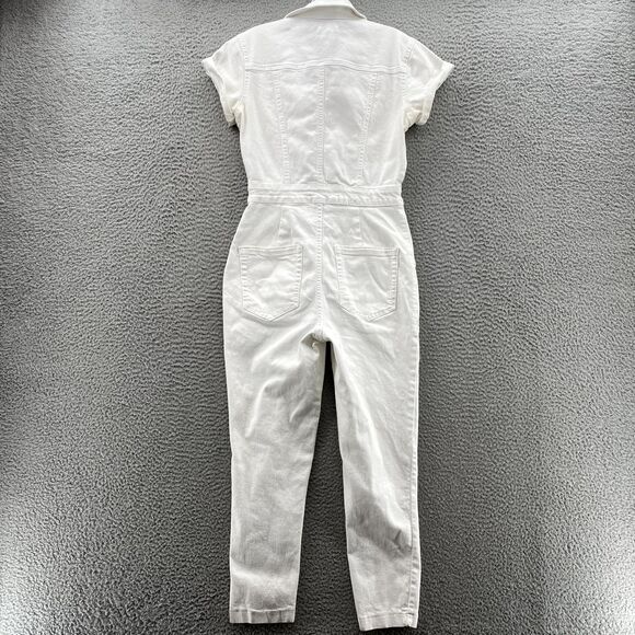 Good American Fit For Success Jumpsuit‎ Women's 2 Denim Preppy 90's Chic Utility - Picture 13 of 16